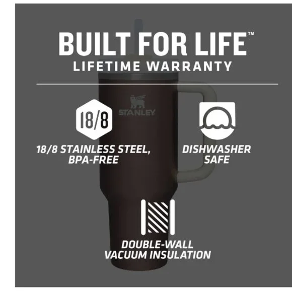 NIB Stanley 40 oz. Quencher H2.0 FlowState Tumbler Rose Quartz - Picture 4 of 5